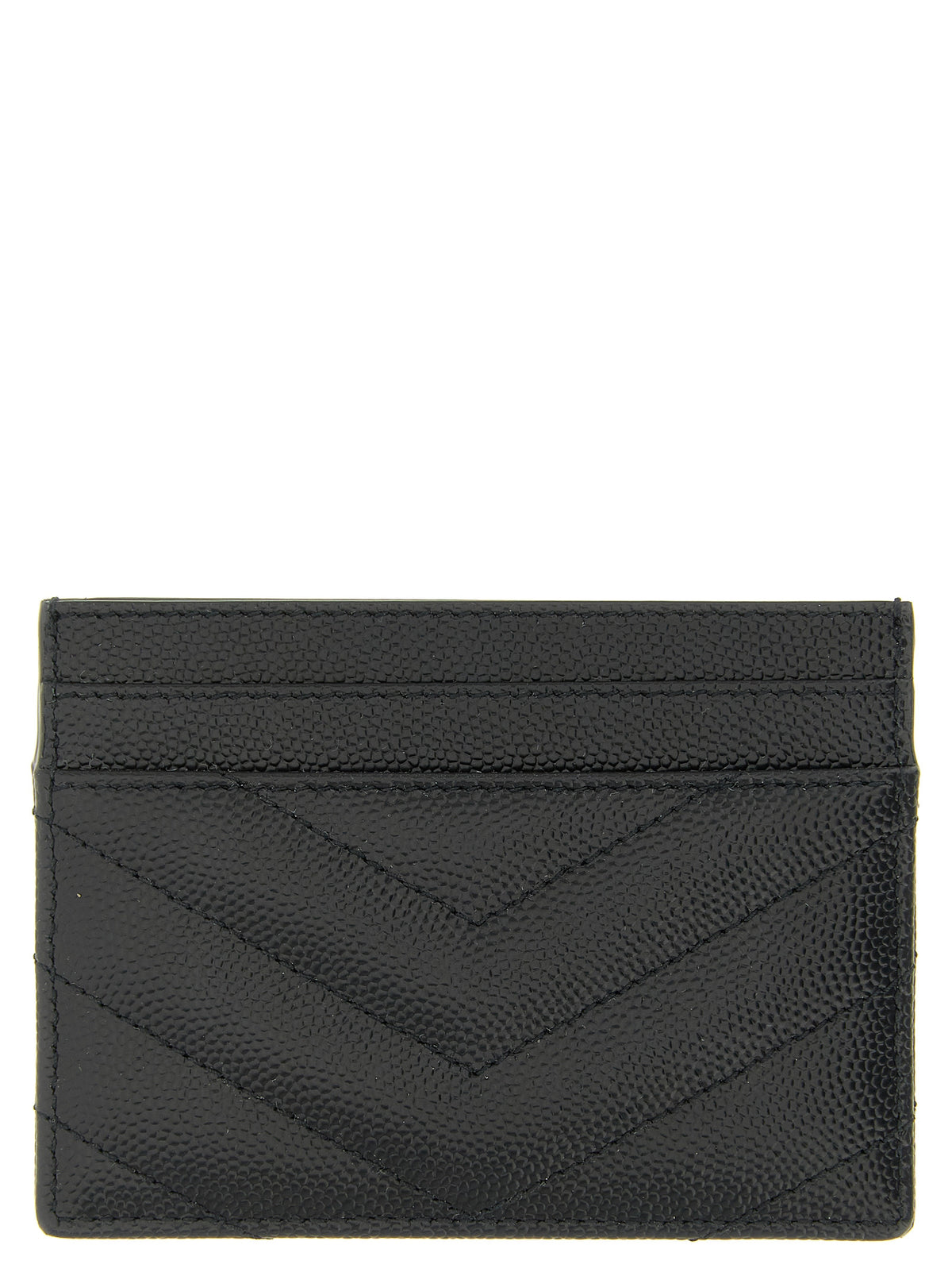 Saint Laurent Schwarzer Kartenhalter aus Leder