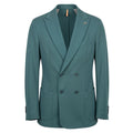 Roberto Pepe Luxury Grüne Viskose Herrenjacke