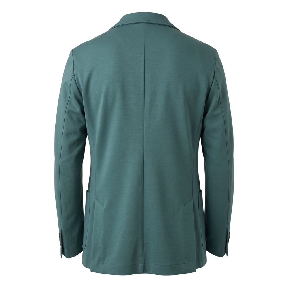 Roberto Pepe Luxury Grüne Viskose Herrenjacke