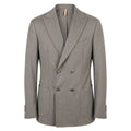 Roberto Pepe Luxury Graue Herrenjacke aus Viskose