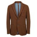 Roberto Pepe Luxury Braune Herrenjacke aus Viskose