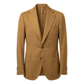 Roberto Pepe Luxury Braune Herrenjacke aus Acetat