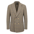 Roberto Pepe Luxury Gelbe Herrenjacke aus Wolle