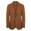 Roberto Pepe Luxury Braune Herrenjacke aus Viskose
