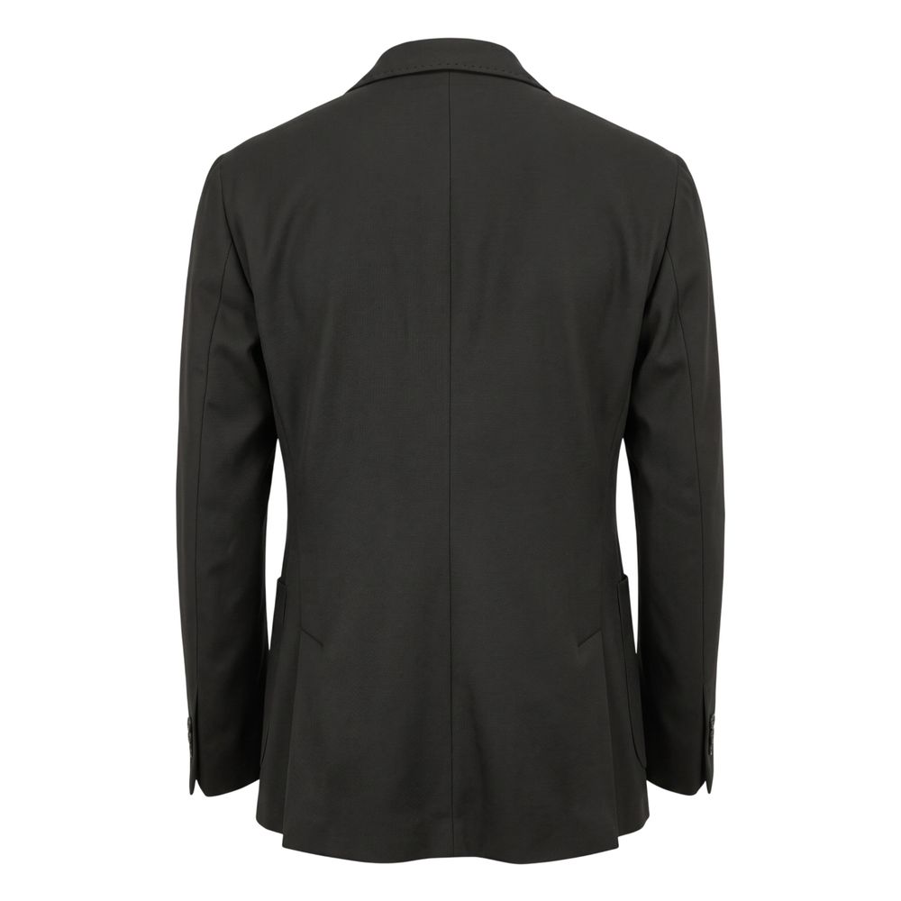 Roberto Pepe Luxury Schwarze Herrenjacke aus Polyester