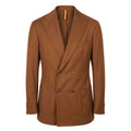 Roberto Pepe Luxury Braune Herrenjacke aus Viskose