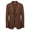 Roberto Pepe Luxury Braune Herrenjacke aus Viskose