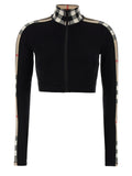 Burberry Schwarzes Polyamid-Sweatshirt