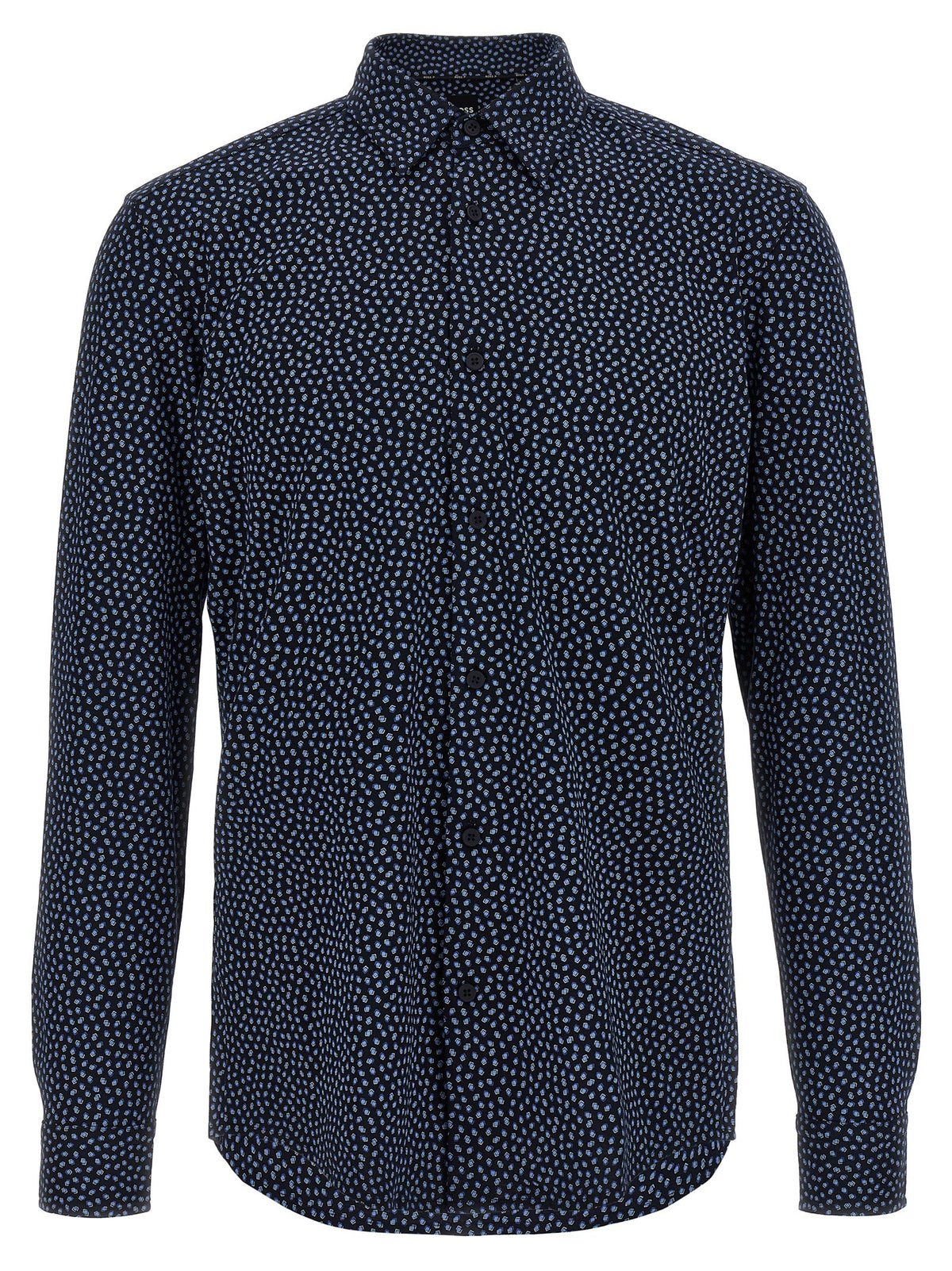 Hugo Boss Blaue Baumwollbluse