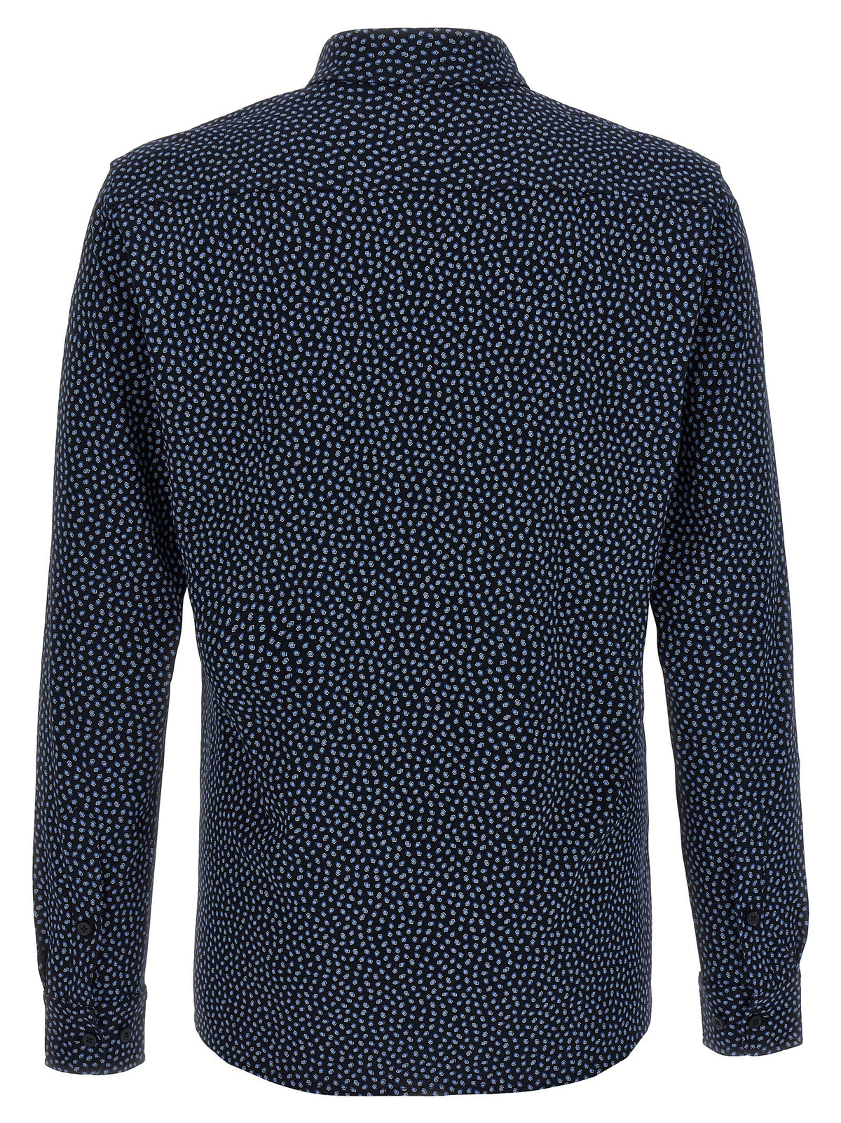 Hugo Boss Blaue Baumwollbluse
