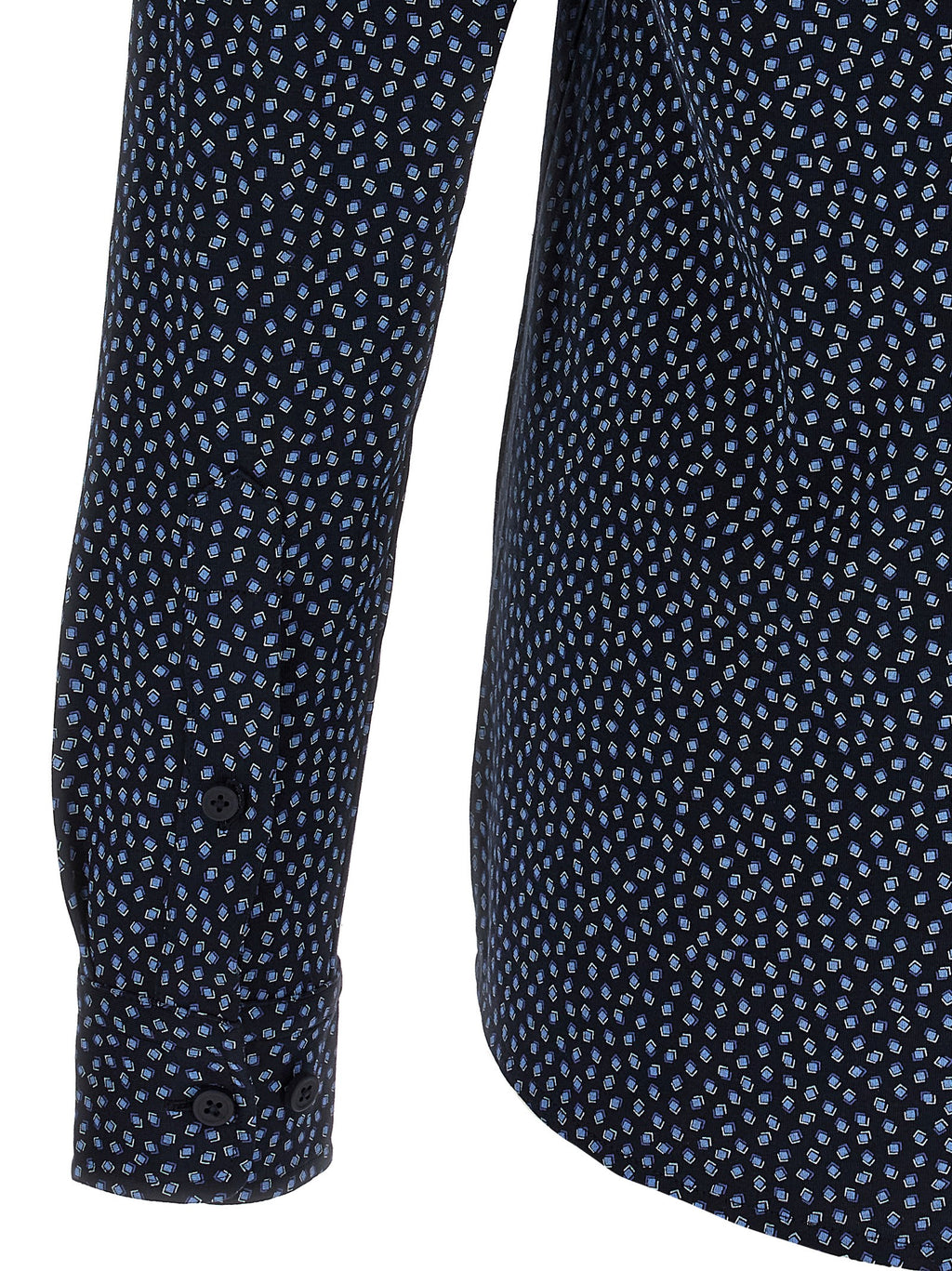 Hugo Boss Blaue Baumwollbluse