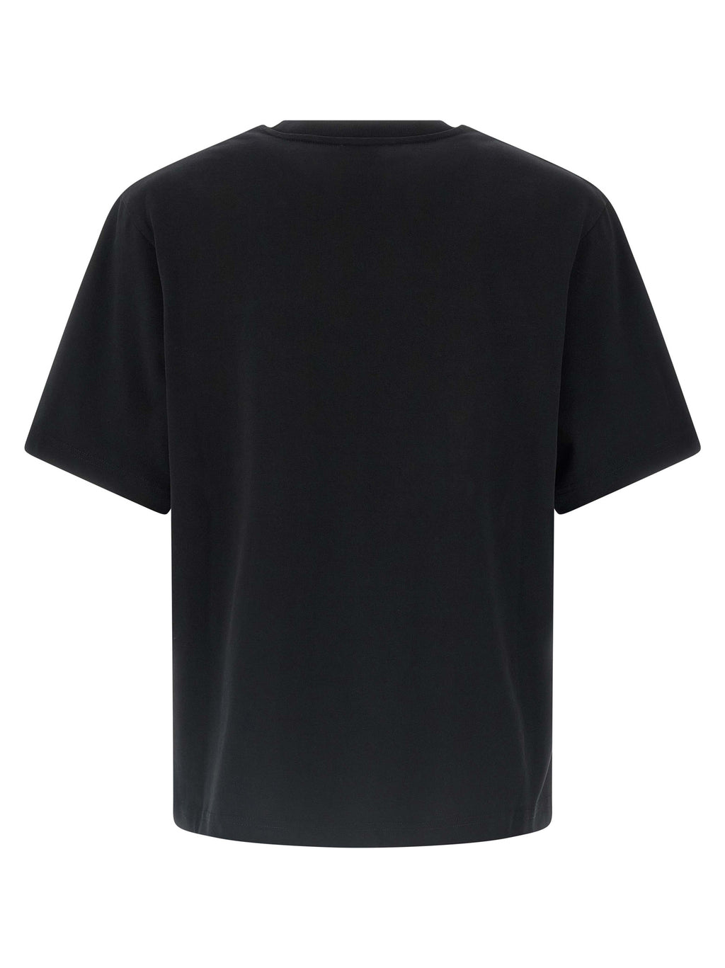 Casablanca Schwarzes Bio-Baumwoll-T-Shirt