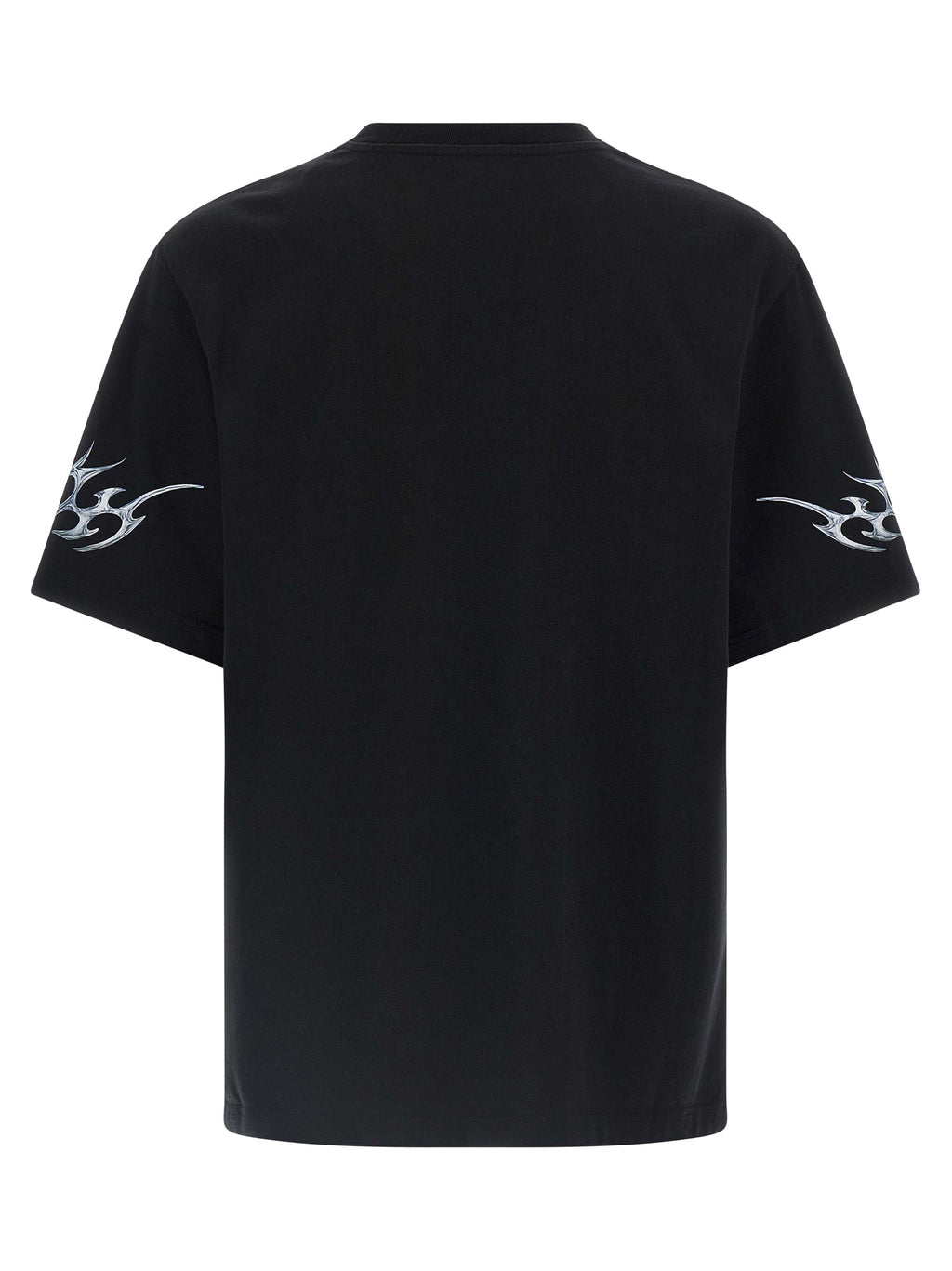Casablanca Schwarzes Bio-Baumwoll-T-Shirt