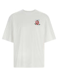 Casablanca Weißes T-Shirt aus Bio-Baumwolle