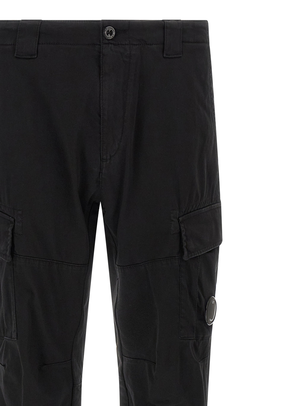 C.P. Company Schwarze Cargo-Hose aus Baumwolle
