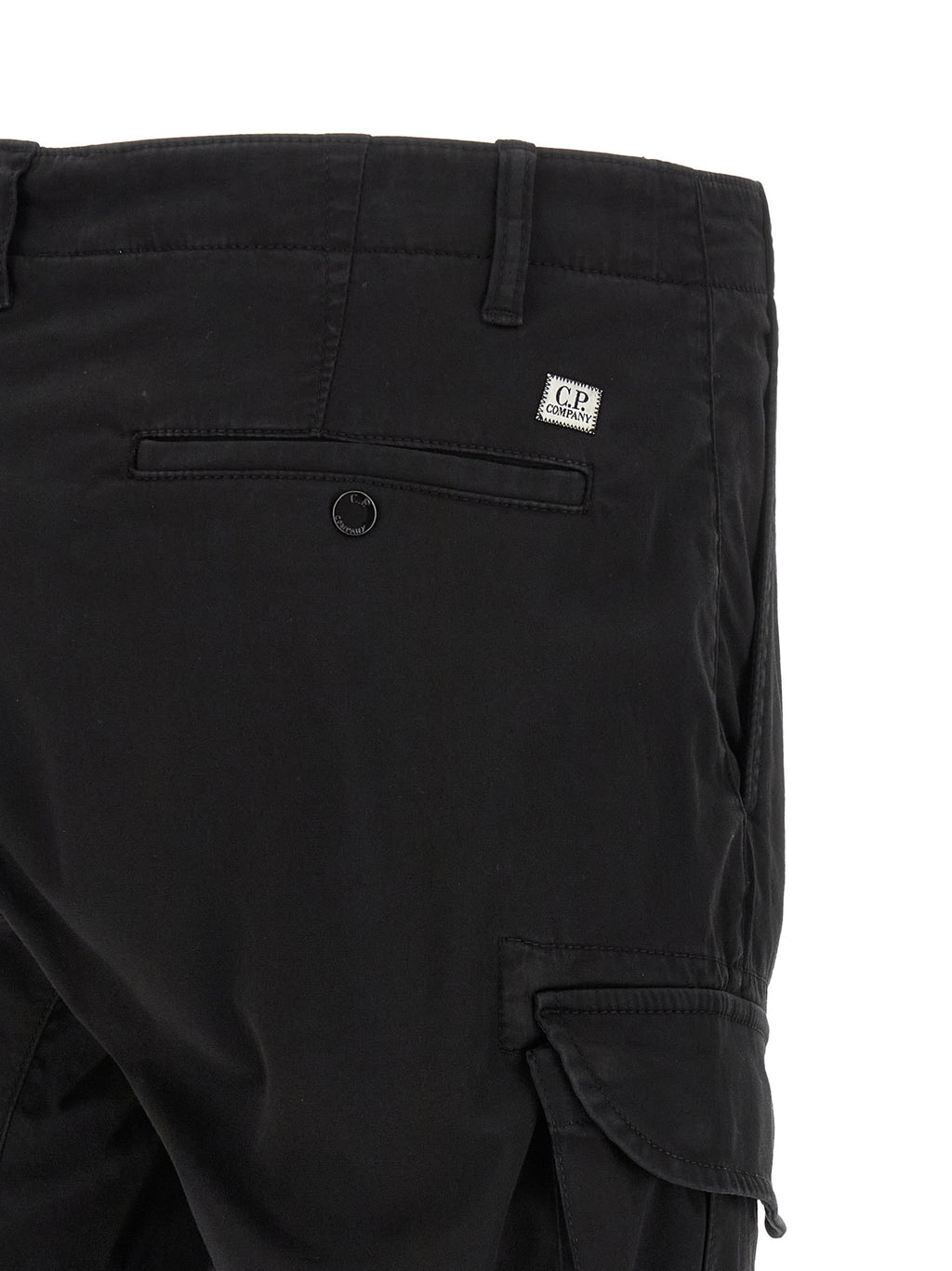 C.P. Company Schwarze Cargo-Hose aus Baumwolle