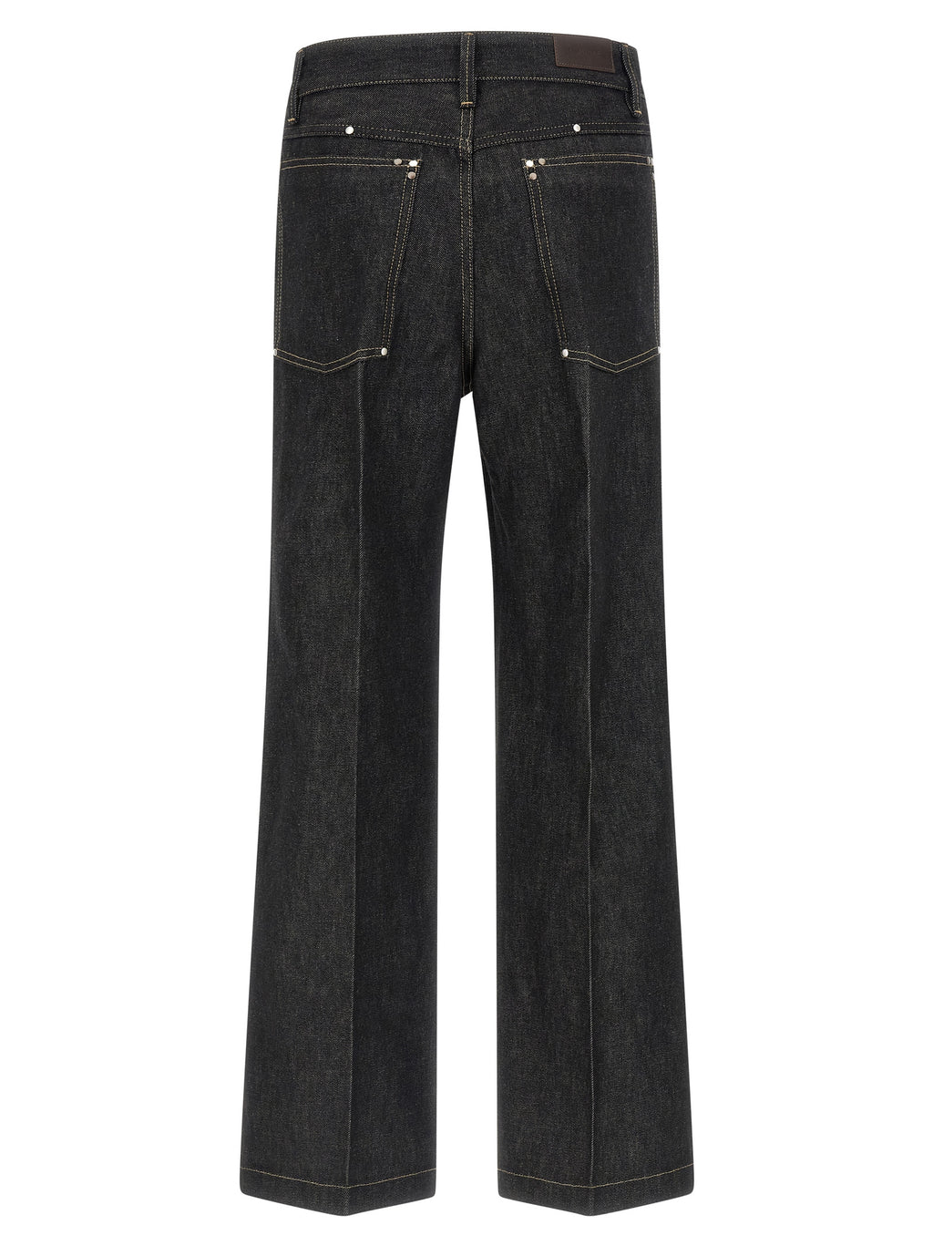 Lemaire Schwarze Baumwolljeans Denim