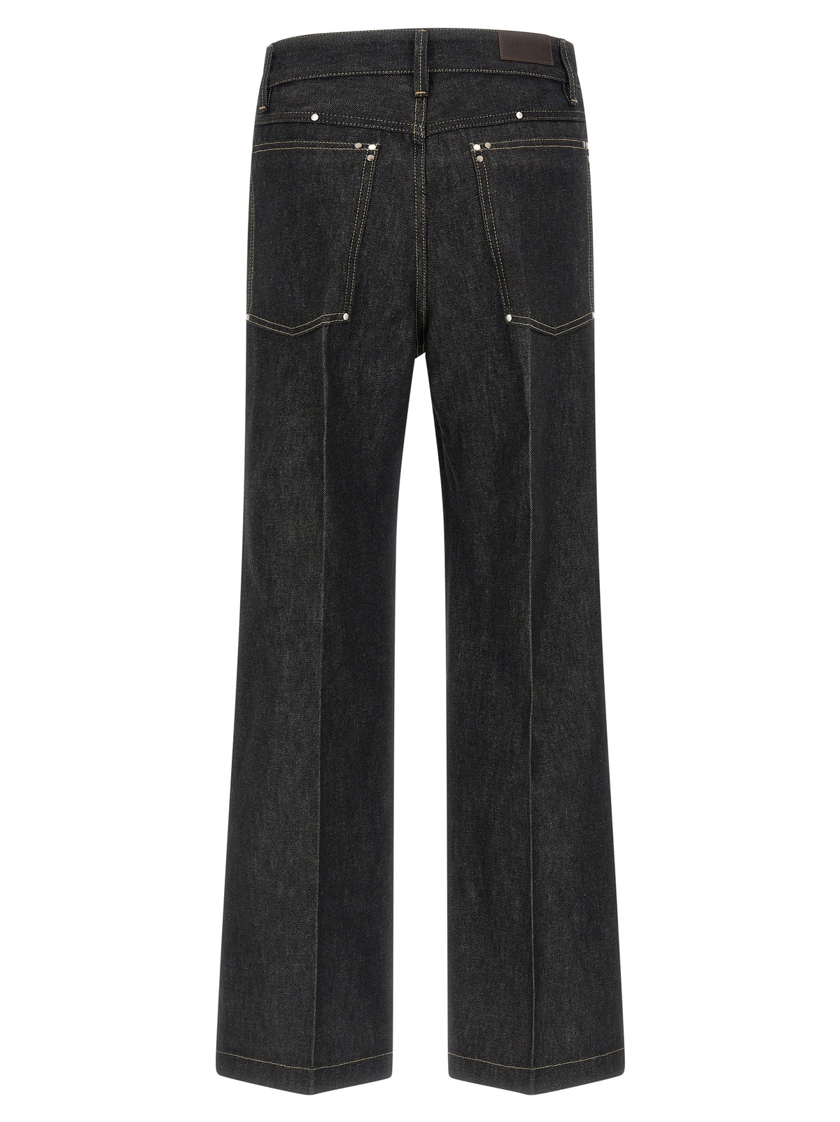 Lemaire Schwarze Baumwolljeans Denim