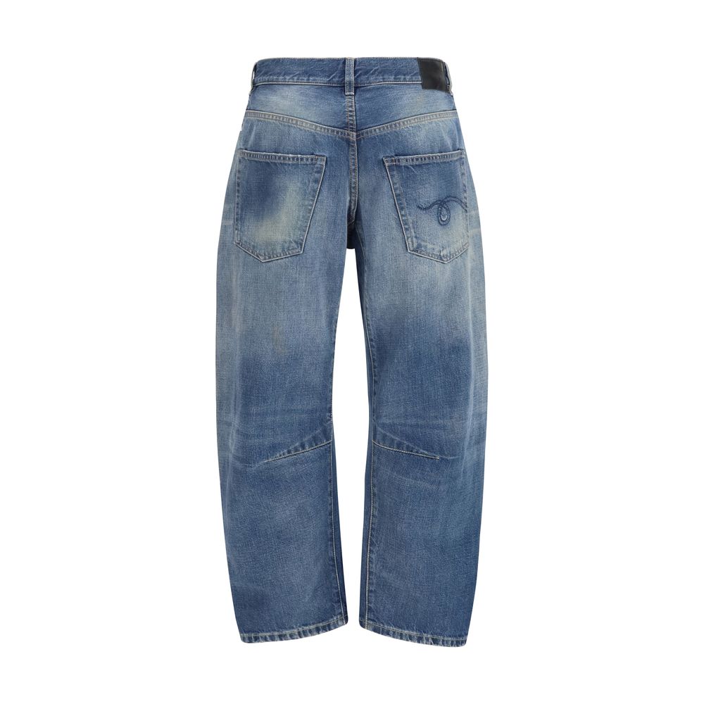 R13 Blaue Baumwoll-Boyfriend-Jeans