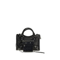 Balenciaga Schwarze Lammleder Schultertasche Ovis Aries