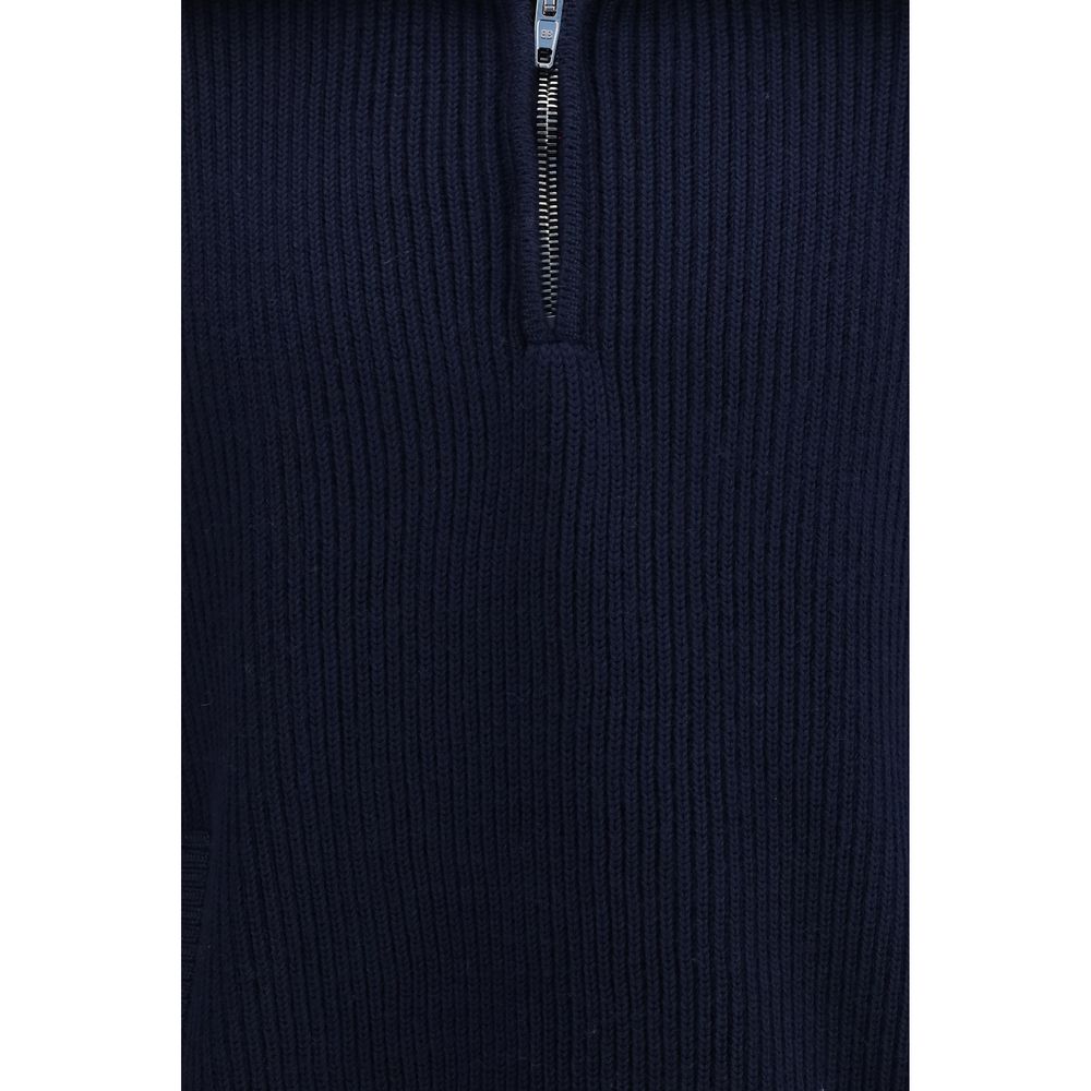 Balenciaga Blauer Wollpullover Oves Aries