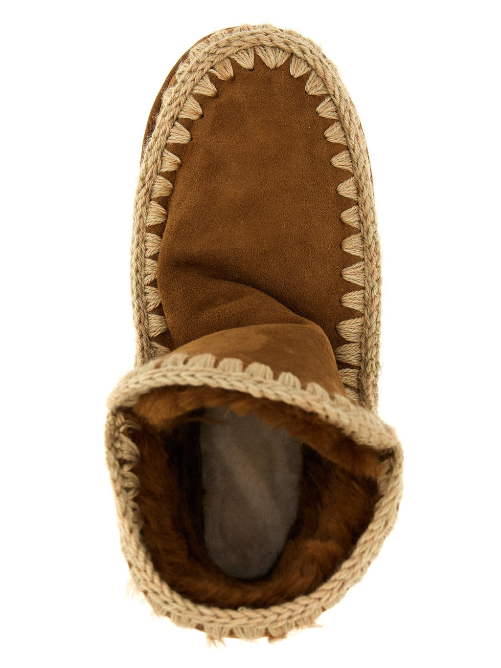 Mou Braune Lammleder-Stiefeletten