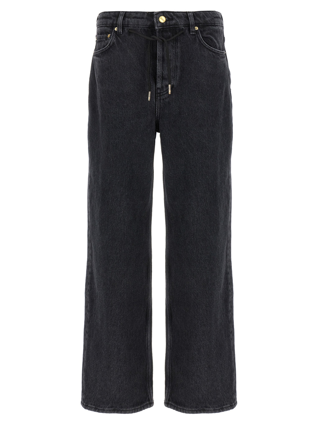 Ganni Schwarze Baumwolljeans Denim