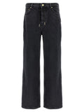 Ganni Schwarze Baumwolljeans Denim