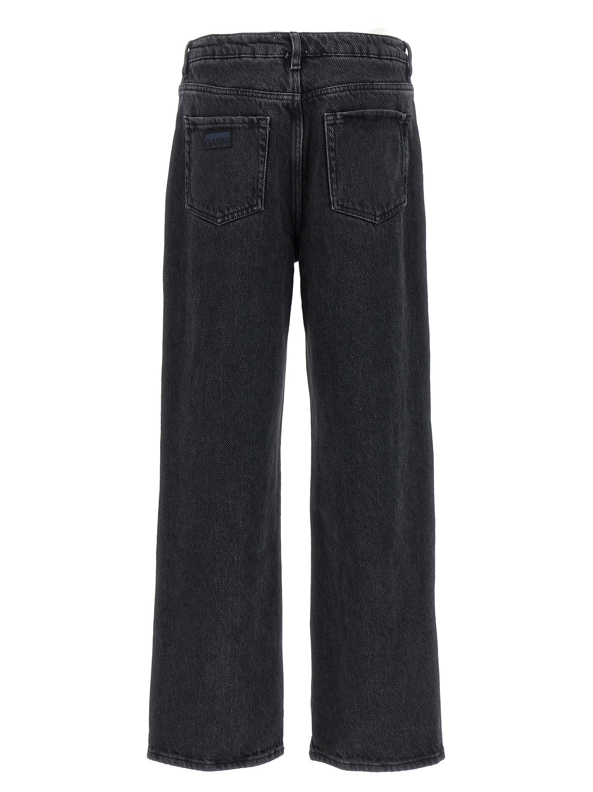 Ganni Schwarze Baumwolljeans Denim