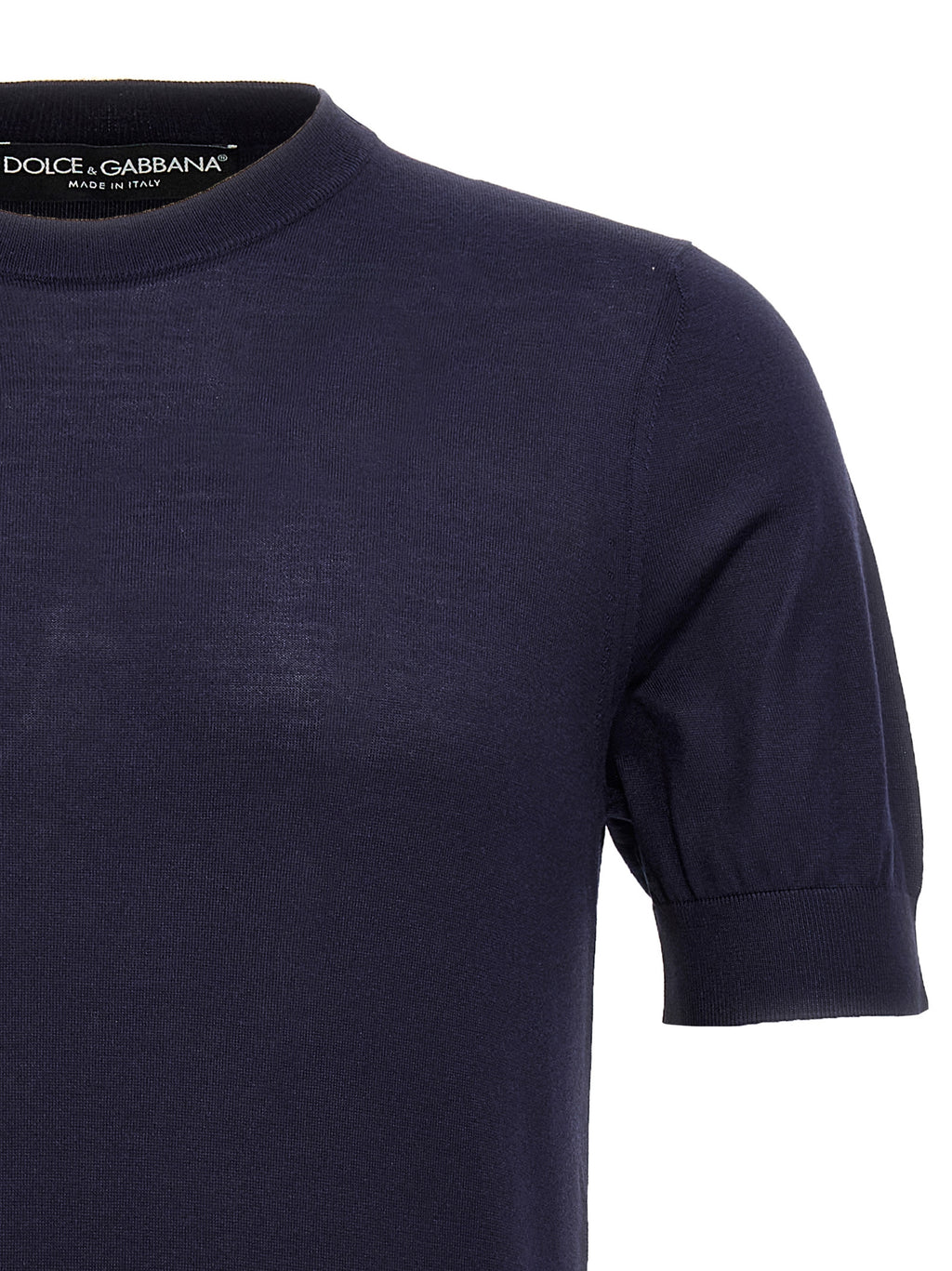 Dolce & Gabbana Blauer Seiden-Cardigan