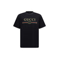 Gucci Schwarzes Baumwoll-T-Shirt