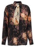 Zimmermann Mehrfarbige Seidenbluse