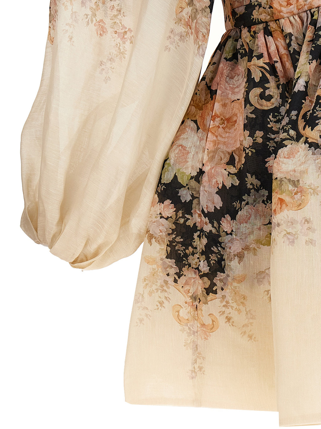 Zimmermann Mehrfarbiges Leinen-Freizeitkleid