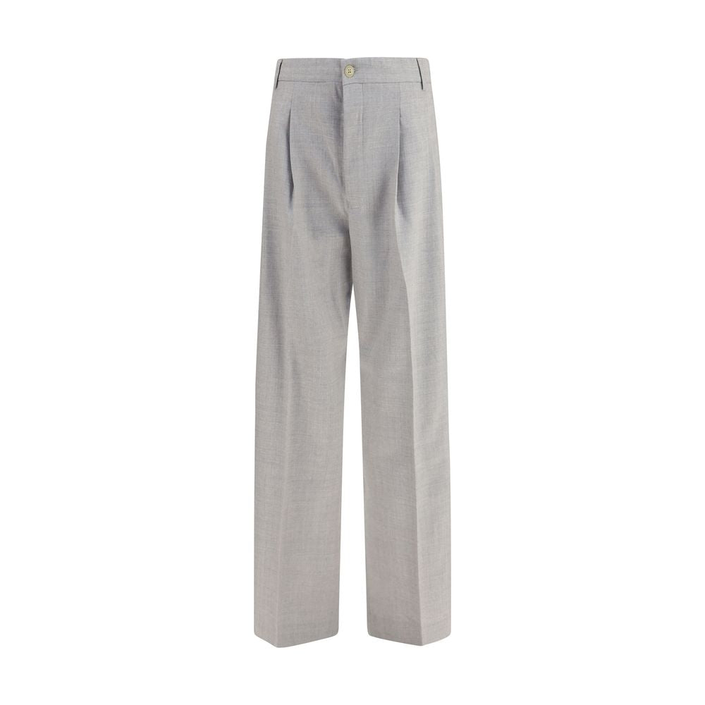 Laneus Graue Hose aus Ovis Aries Wolle