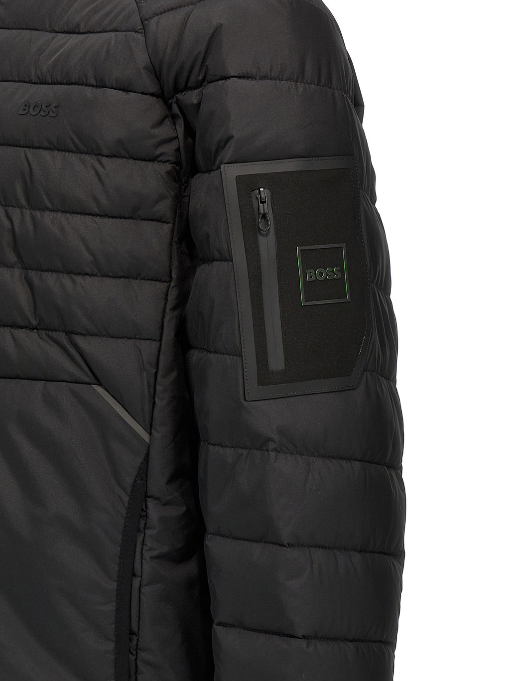 Hugo Boss Schwarze Shell-Jacke aus Polyester