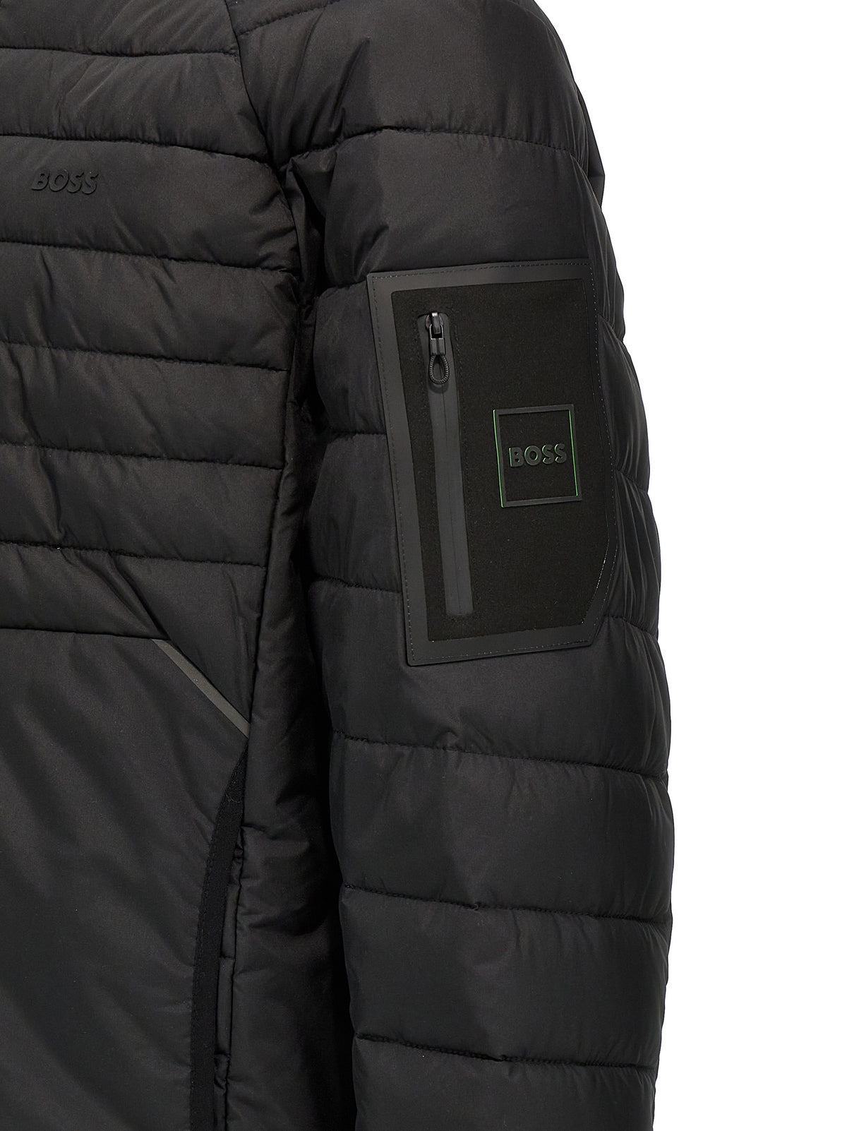 Hugo Boss Schwarze Shell-Jacke aus Polyester