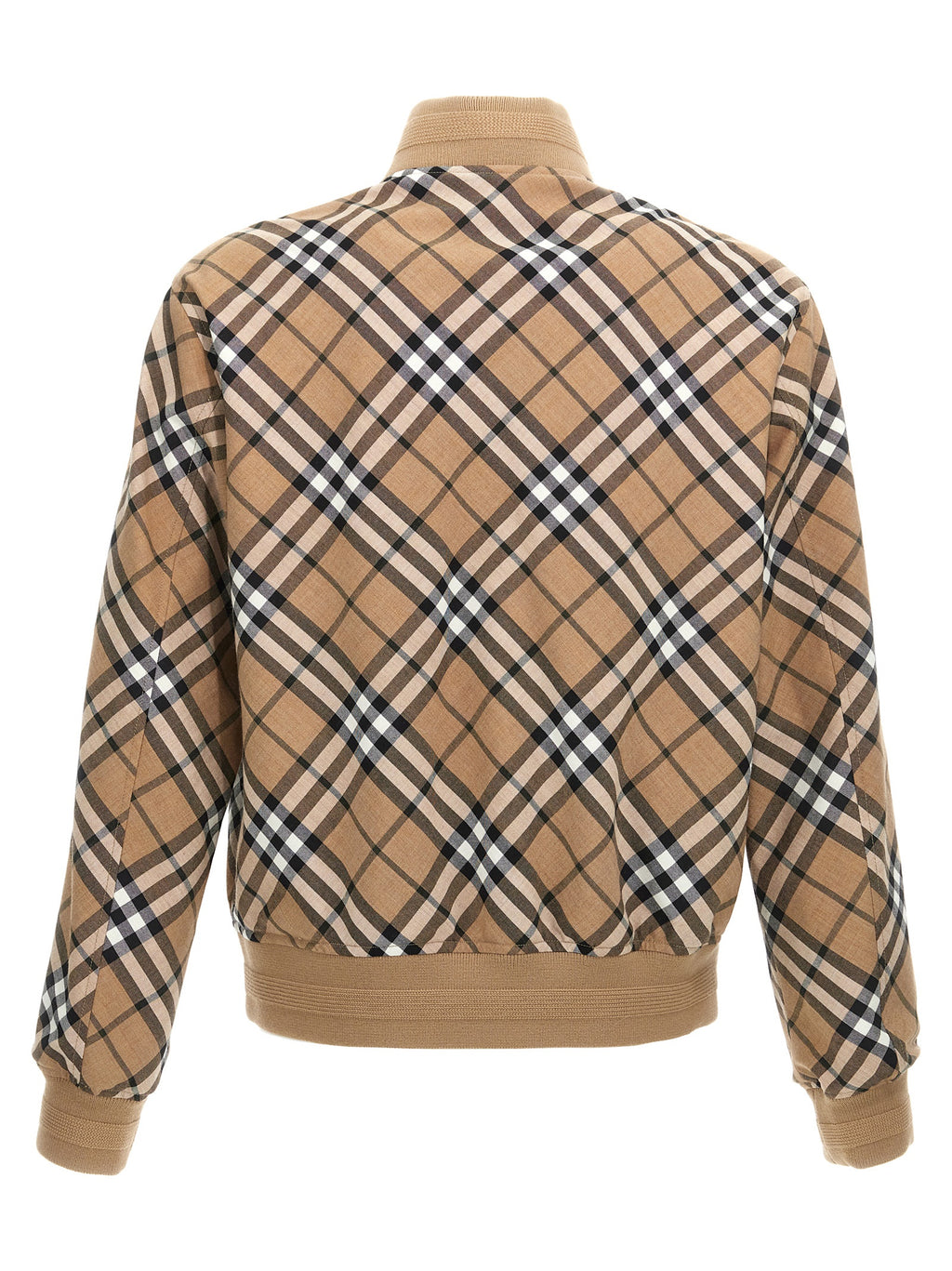 Burberry Mehrfarbige Bomberjacke aus Polyester