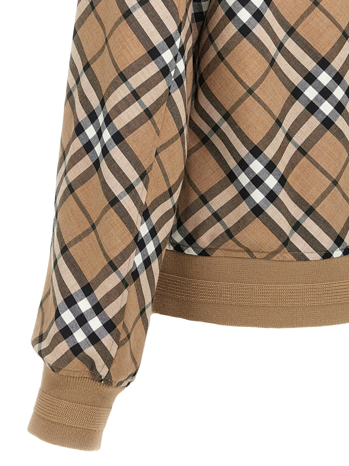 Burberry Mehrfarbige Bomberjacke aus Polyester