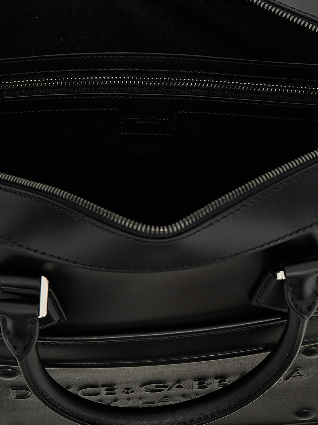 Dolce & Gabbana Schwarze Lammleder-Tote Bag