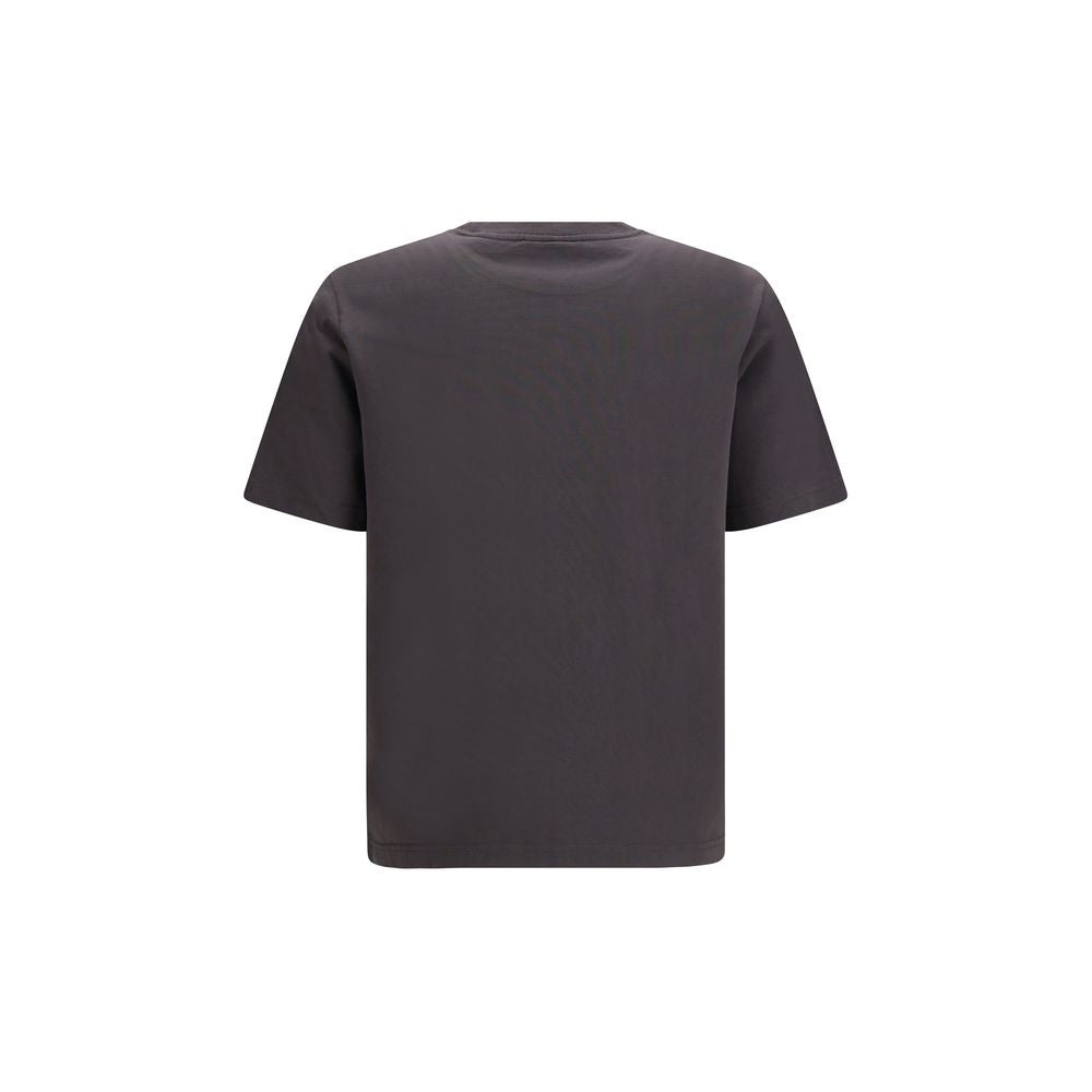 Maison Kitsuné Graues Bio-Baumwoll-T-Shirt