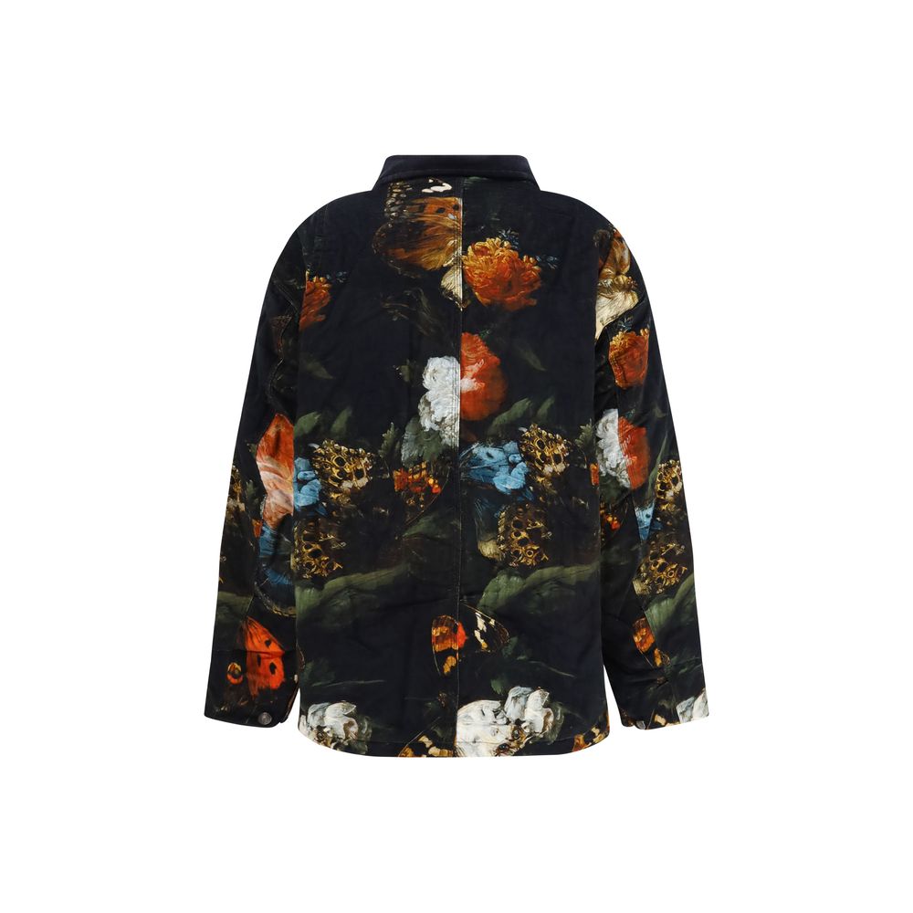 R13 Schwarze Baumwolljacke
