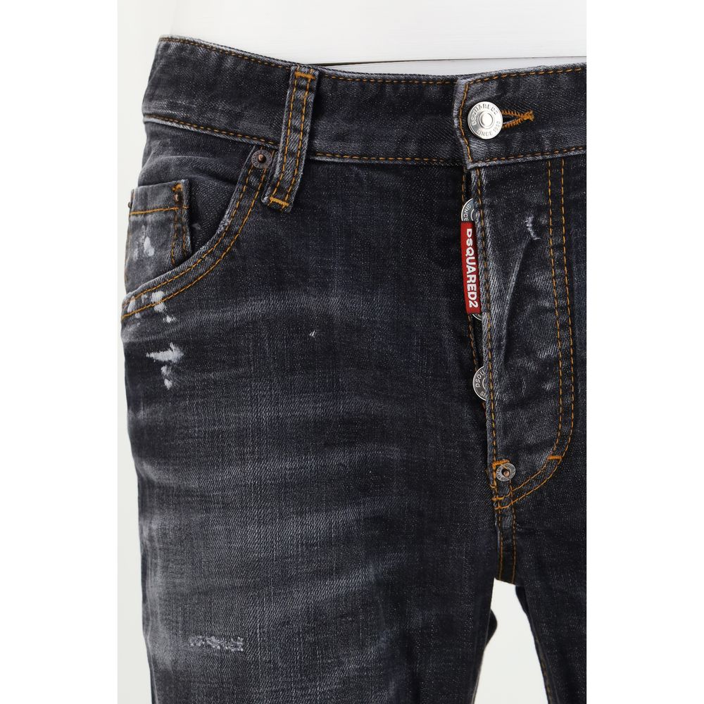 Dsquared² Schwarze Skinny Jeans aus Baumwolle
