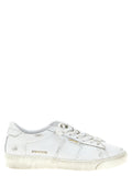 Golden Goose Weiße Sneaker aus Rindsleder mit niedrigem Schaft