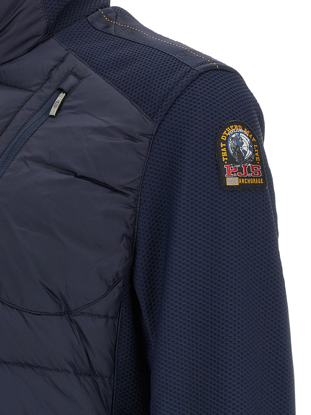Parajumpers Blaue Polyamid-Jacke in voller Länge