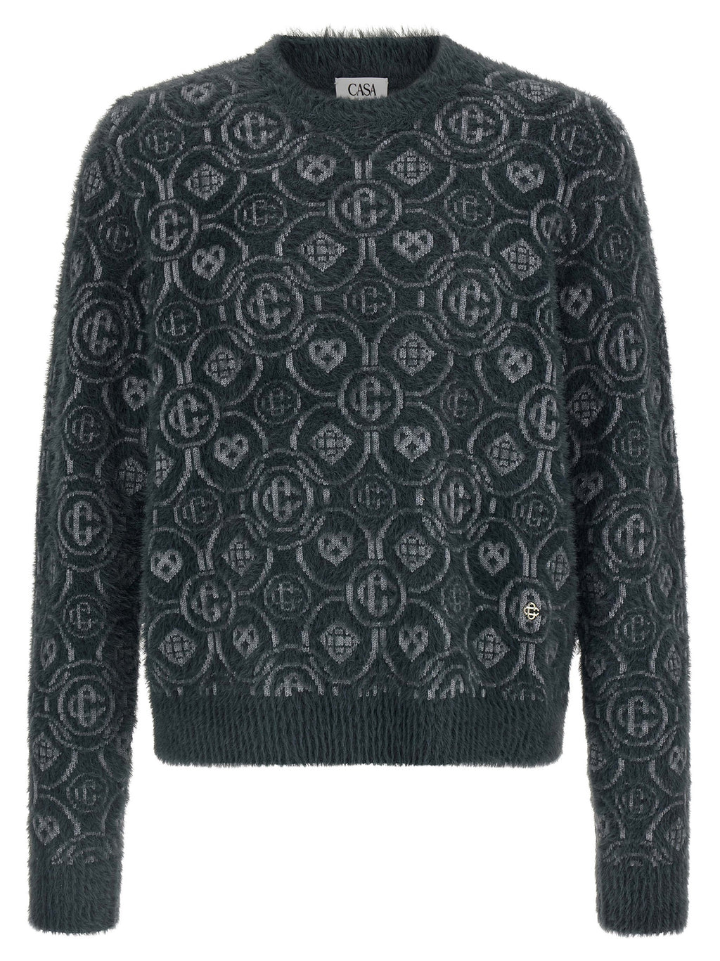 Casablanca Grauer Wollcardigan