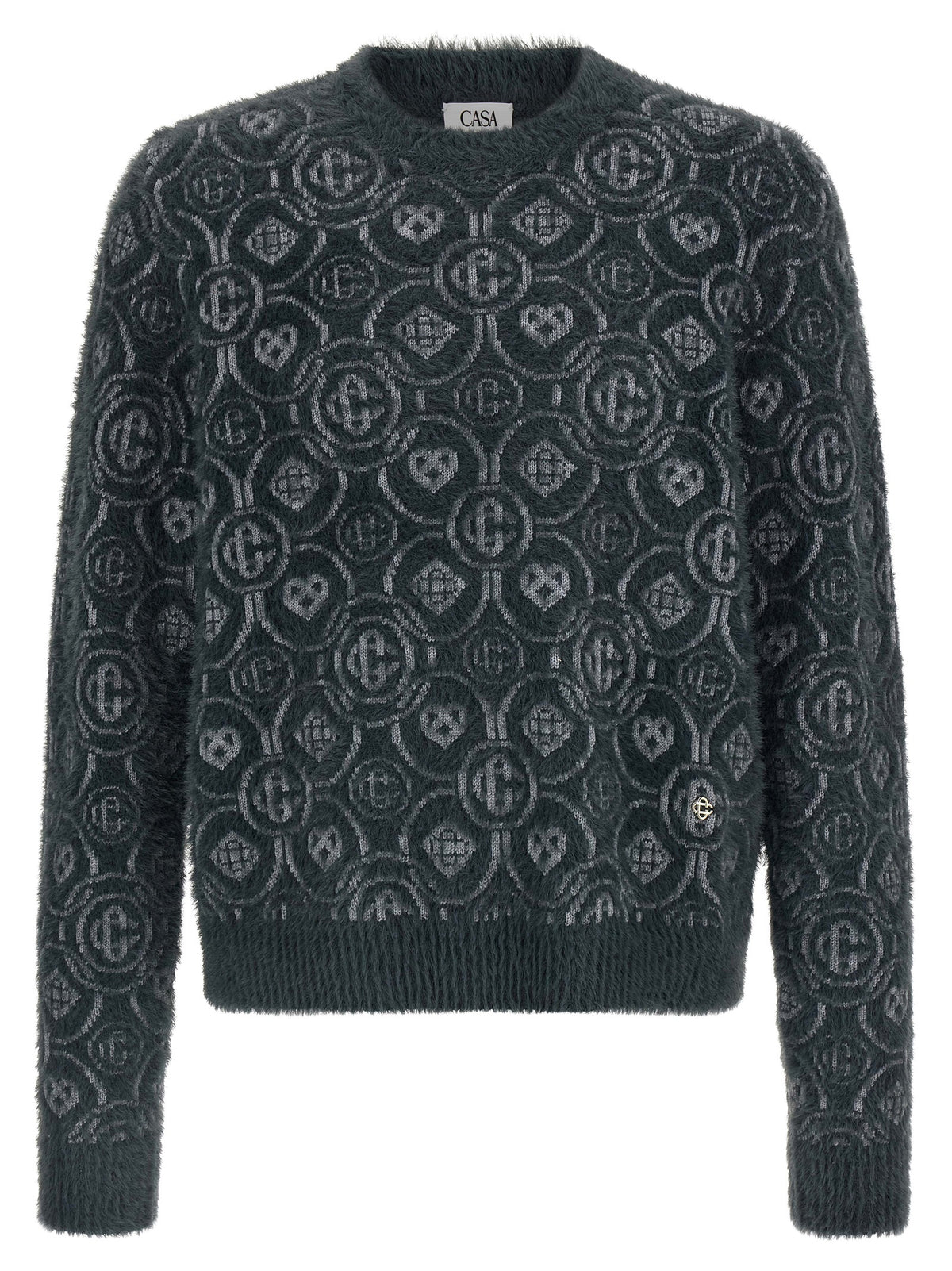 Casablanca Grauer Wollcardigan