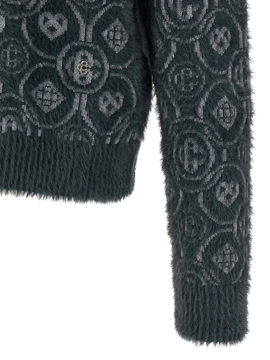 Casablanca Grauer Wollcardigan