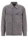 Lemaire Graue Baumwollbluse