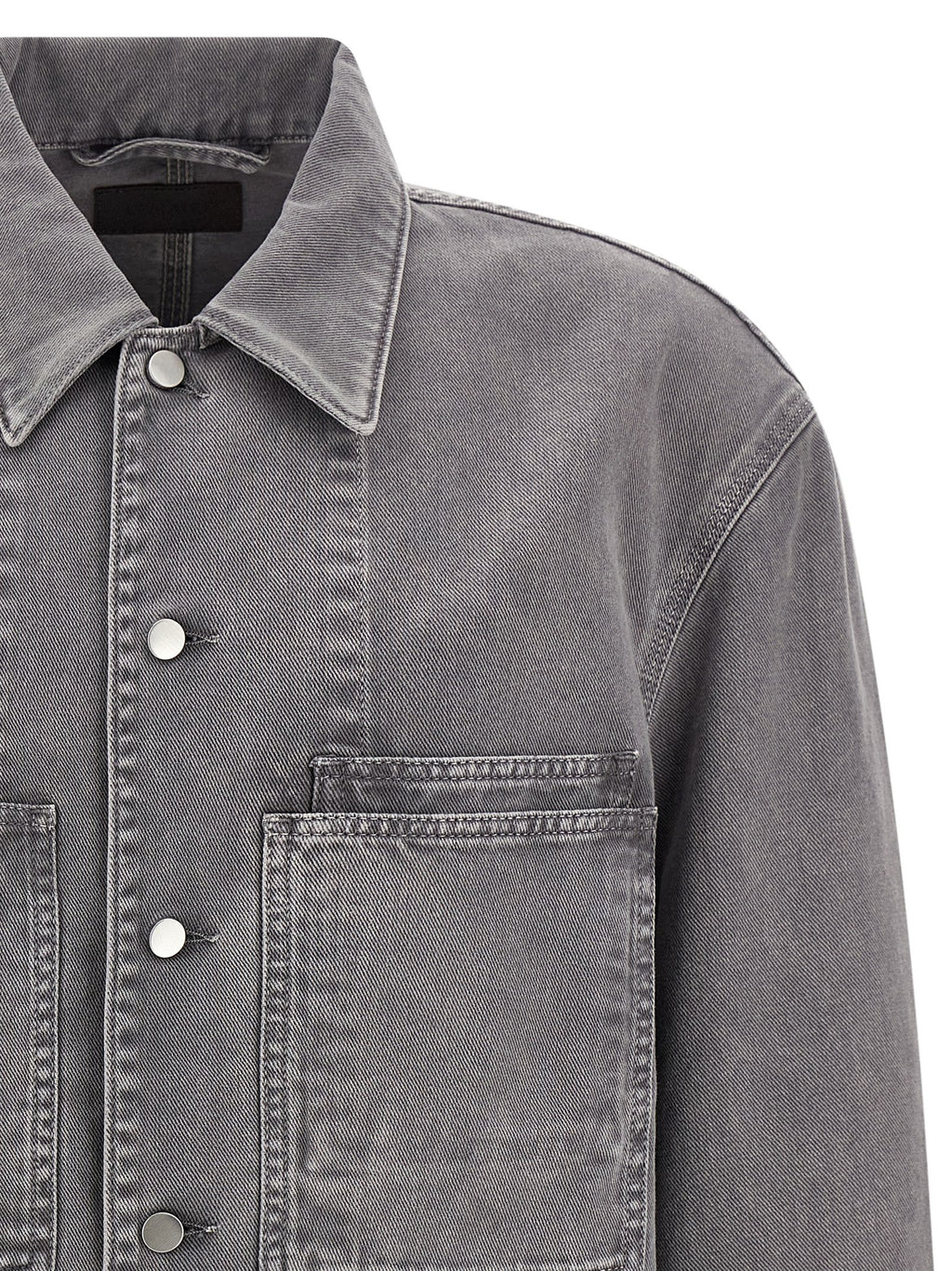 Lemaire Graue Baumwollbluse