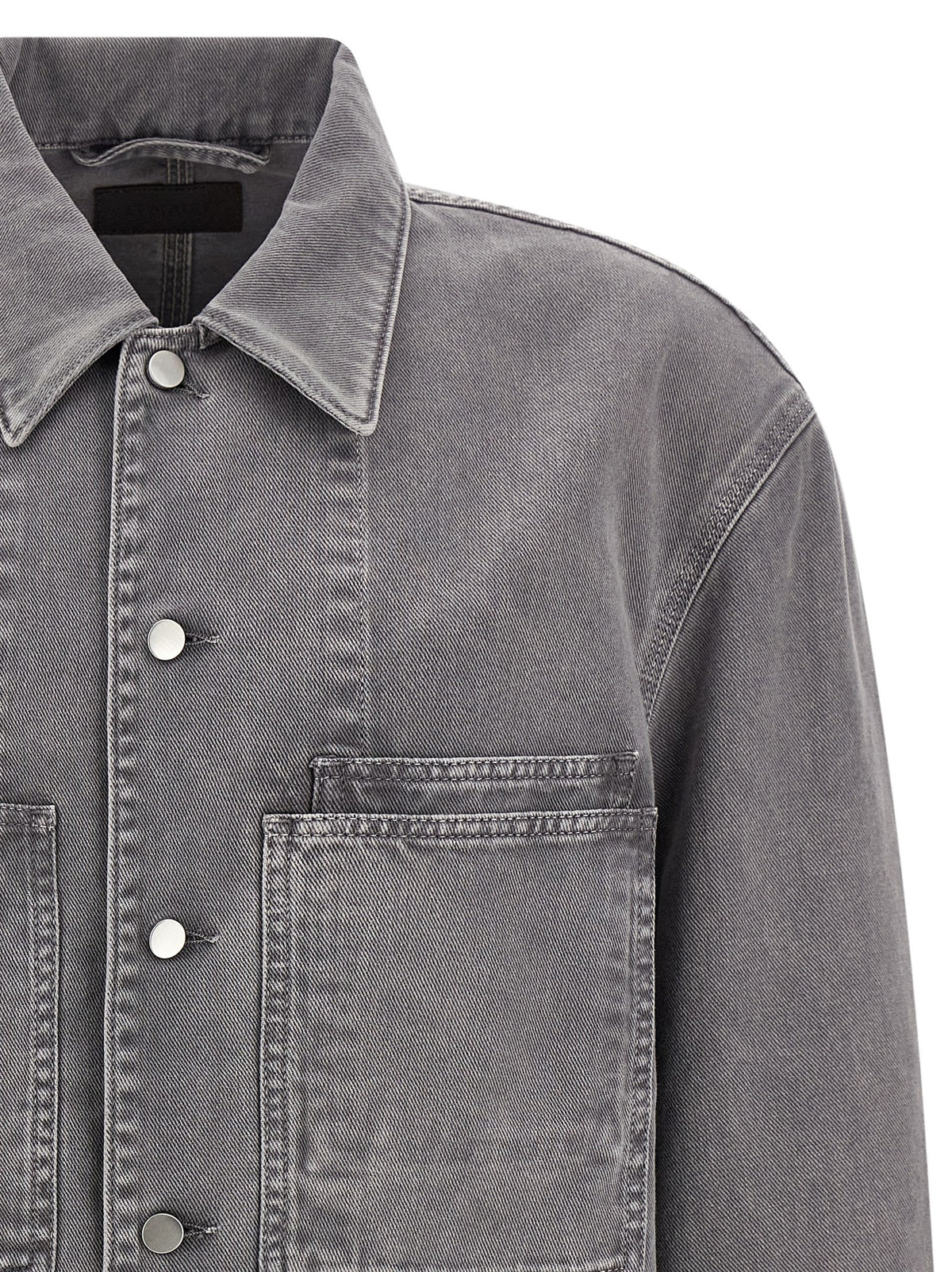 Lemaire Graue Baumwollbluse